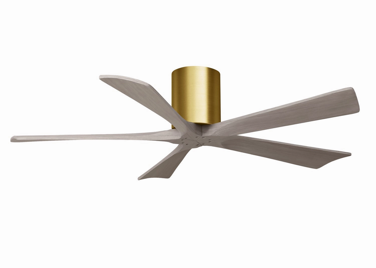 Irene-5H 52"Ceiling Fan Brushed Brass Huggers Fans low price shop