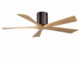 Irene-5H 52"Ceiling Fan Brushed Bronze Huggers FANS outlet store