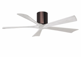 Irene-5H 52"Ceiling Fan Brushed Bronze Huggers FANS cheap deals
