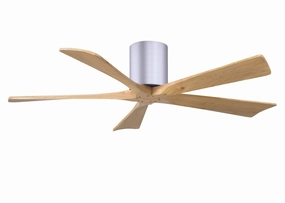 Irene-5H 52"Ceiling Fan Brushed Nickel Huggers FANS outlet store
