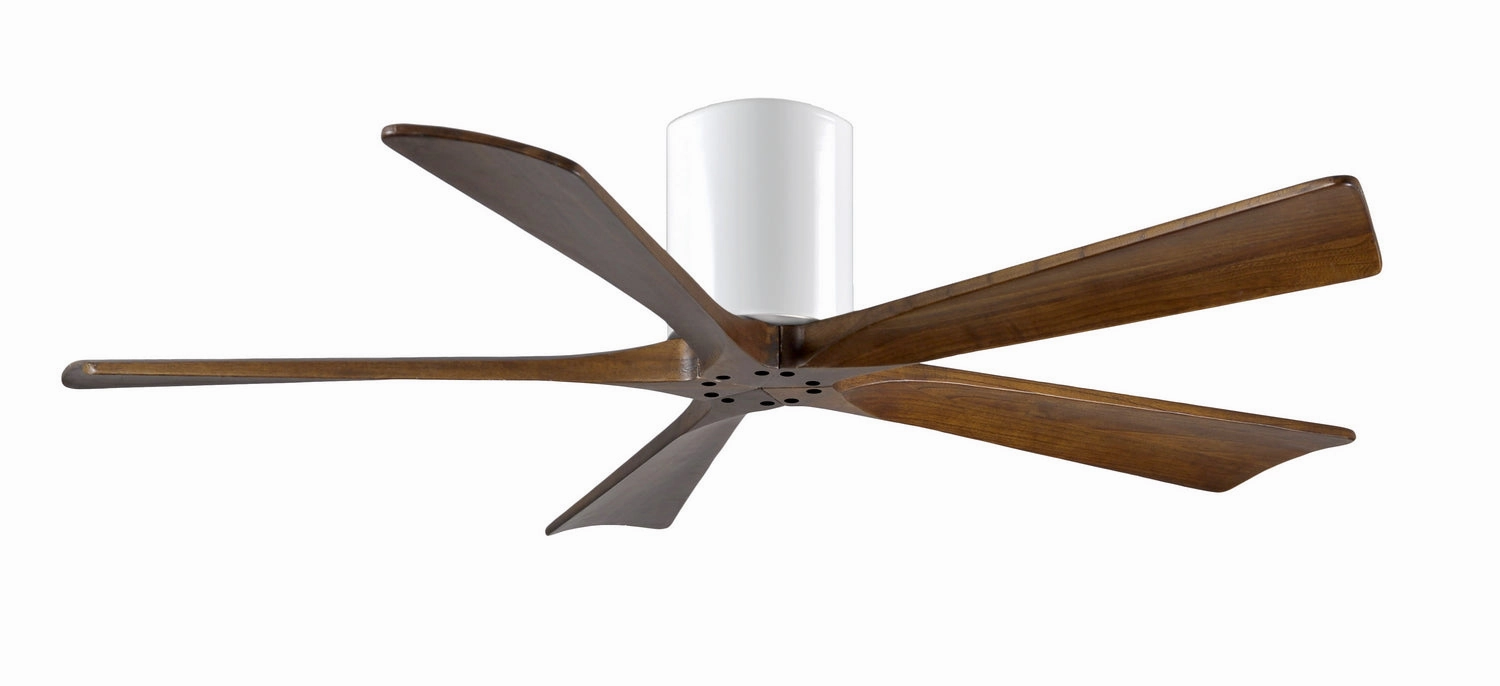 Irene-5H 52"Ceiling Fan Gloss White Huggers FANS discount price