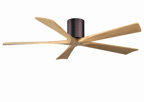 Irene-5H 60"Ceiling Fan Brushed Bronze Huggers FANS outlet store
