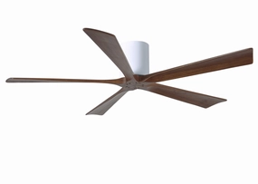 Irene-5H 60"Ceiling Fan Gloss White Huggers FANS discount price