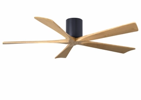 Irene-5H 60"Ceiling Fan Matte Black Huggers FANS outlet store