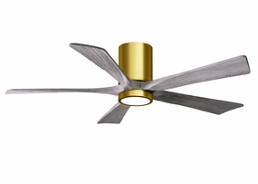 Irene-5HLK 52"Ceiling Fan Brushed Brass Huggers FANS discount price