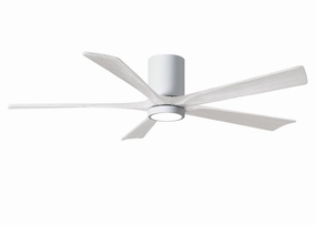 Irene-5HLK 60"Ceiling Fan Gloss White Huggers FANS discount price
