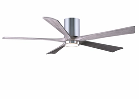 Irene-5HLK 60"Ceiling Fan Polished Chrome Huggers FANS discount price