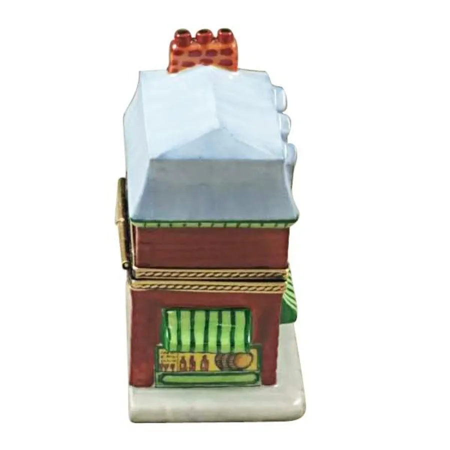 Irish Pub with Beer Bottles Limoges Limoges Boxes collectors shop