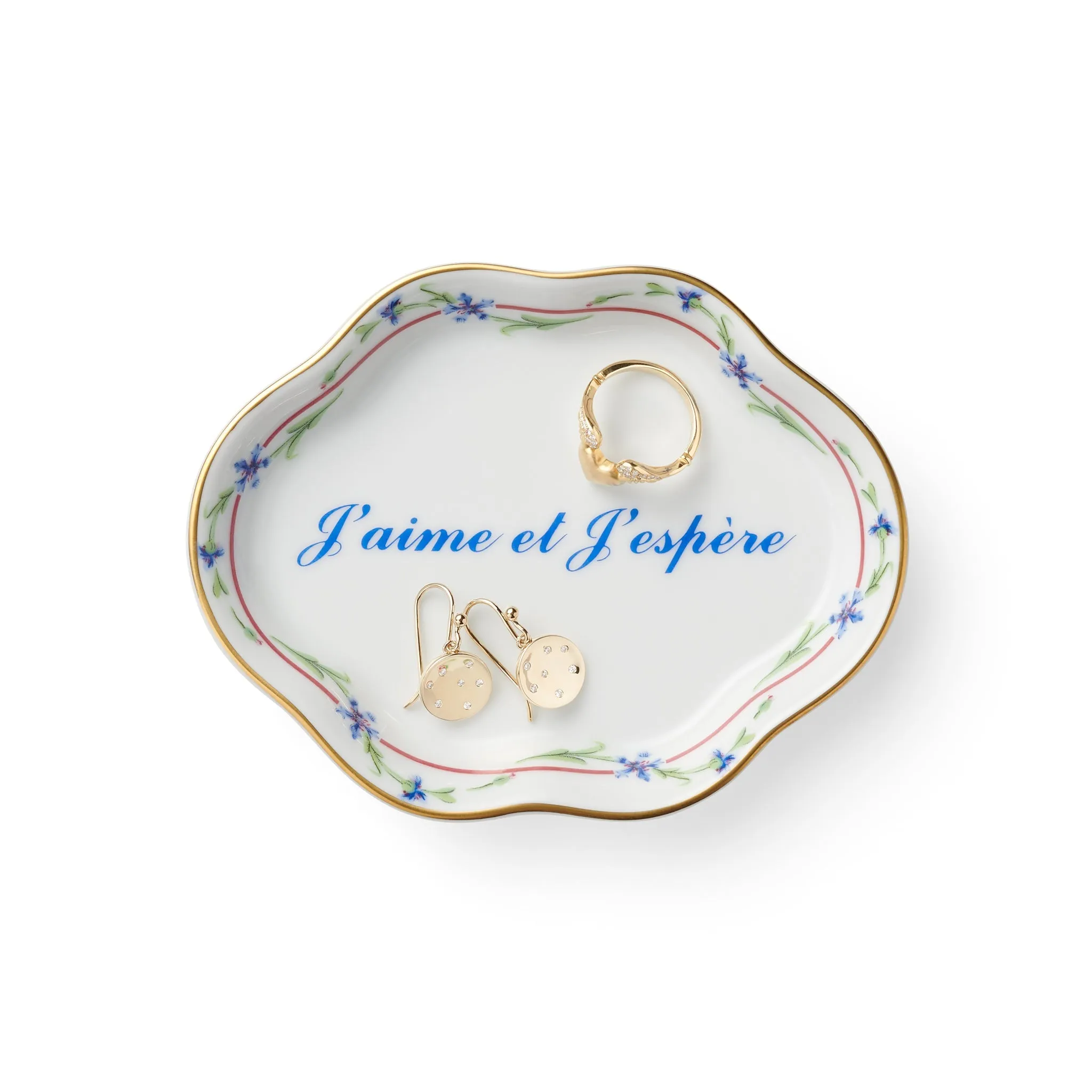 J'aime et J'espre Ring Tray Trinket Trays & Boxes cheap