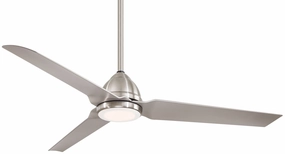 Java Led 54" Ceiling Fan Brushed Nickel Wet Exterior Fans FANS limited time offer