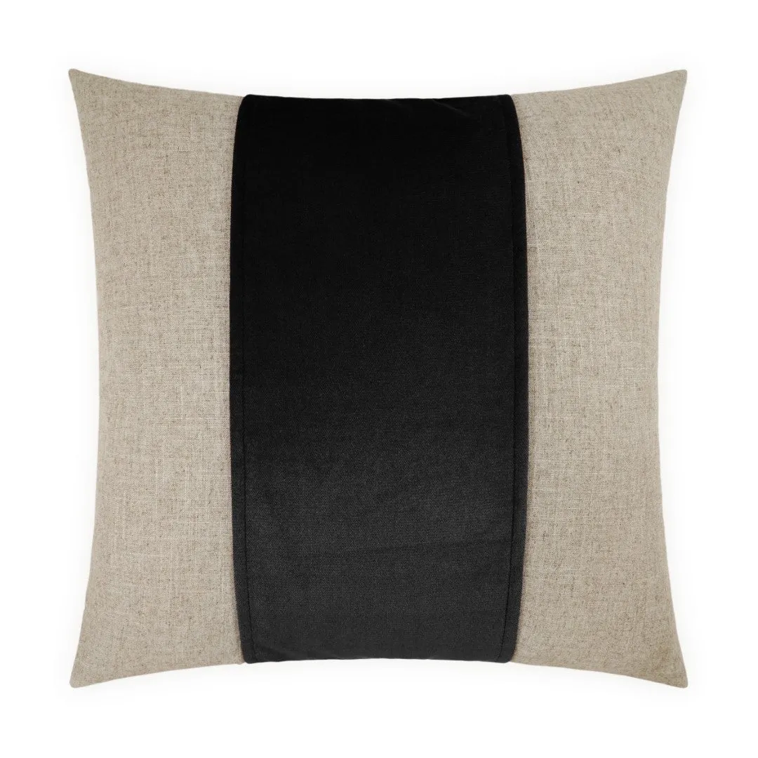 Jefferson Band Pillow, Black Throw Pillows Cozy Upgrade