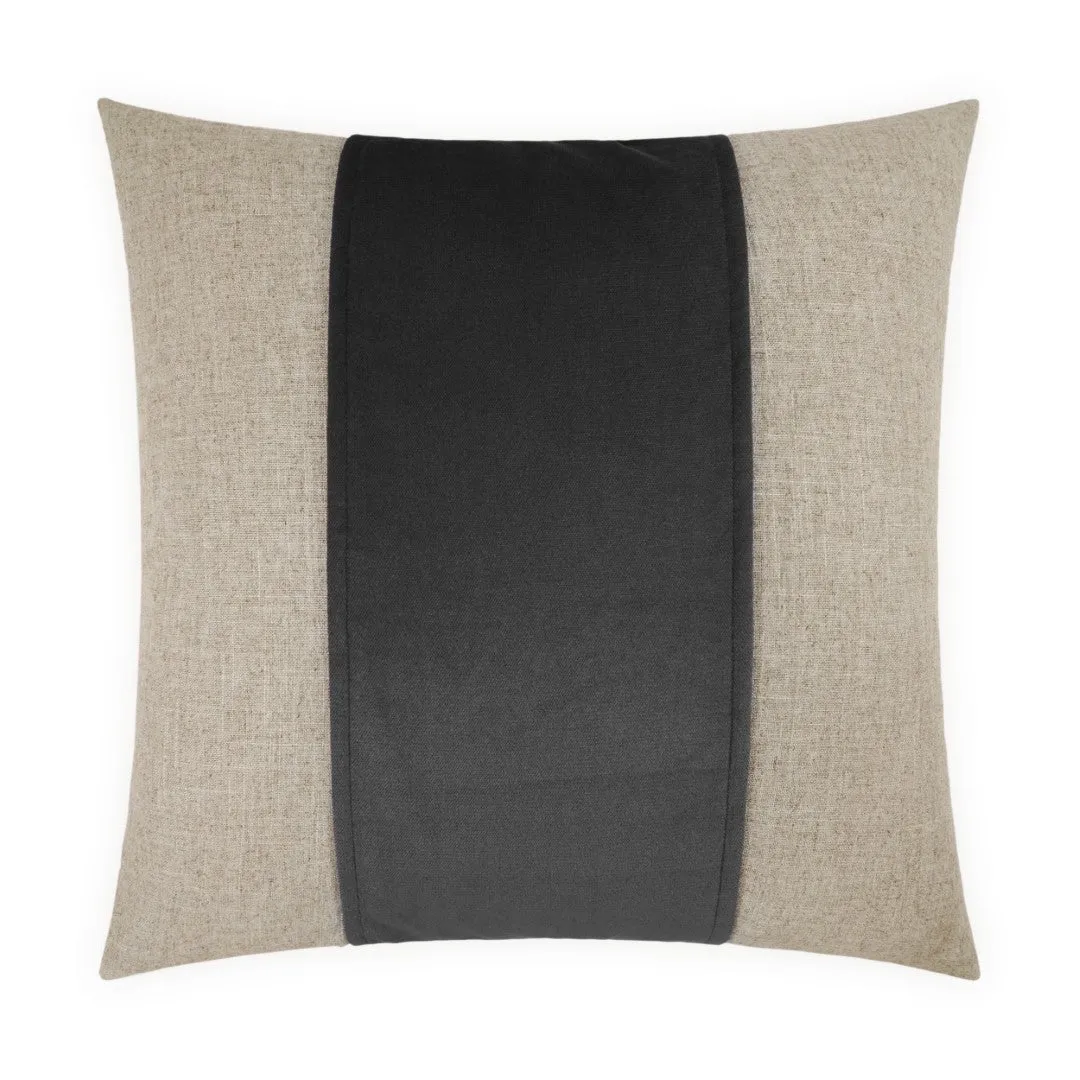 Jefferson Band Pillow, Charcoal Throw Pillows Cozy Upgrade