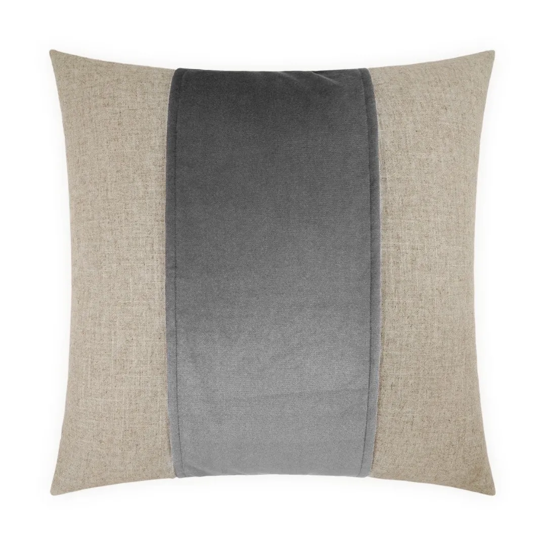 Jefferson Band Pillow, Graphite Throw Pillows Cozy Upgrade