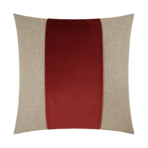 Jefferson Band Pillow, Sangria Throw Pillows Cozy Upgrade