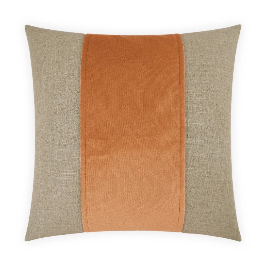 Jefferson Band Pillow, Satsuma Orange Throw Pillows Cozy Upgrade