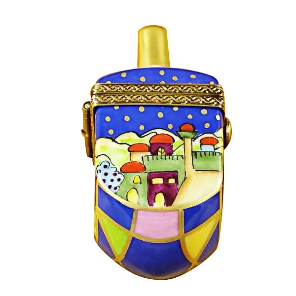 Jerusalem Scene Dreidel Limoges Limoges Boxes collectors shop