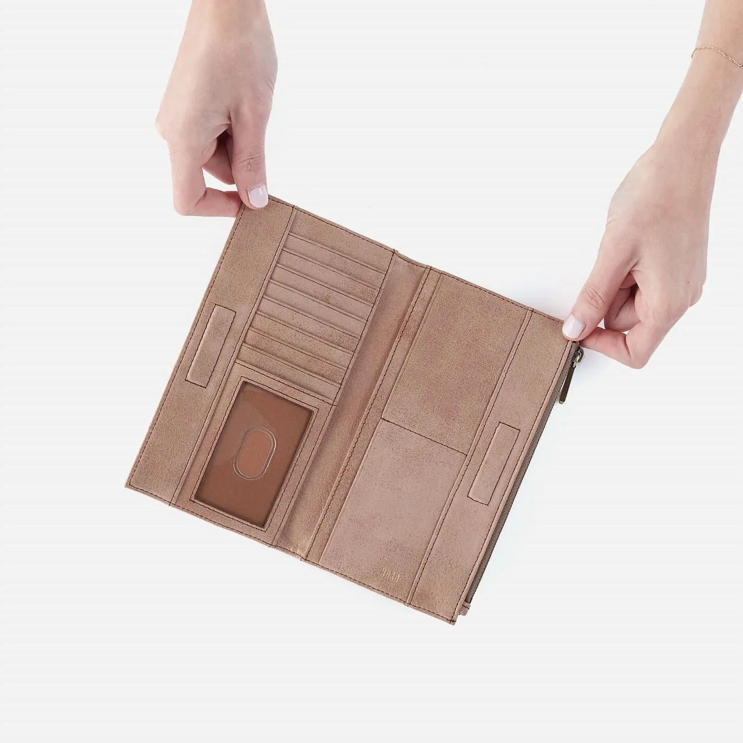 Jill Large Bifold Wallet In Hazel