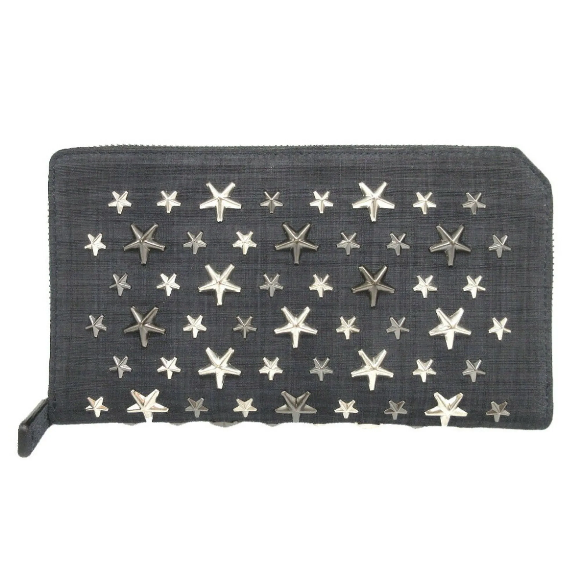 Jimmy Choo Canvas Long Wallet (Bi-Fold) (Pre-Owned)