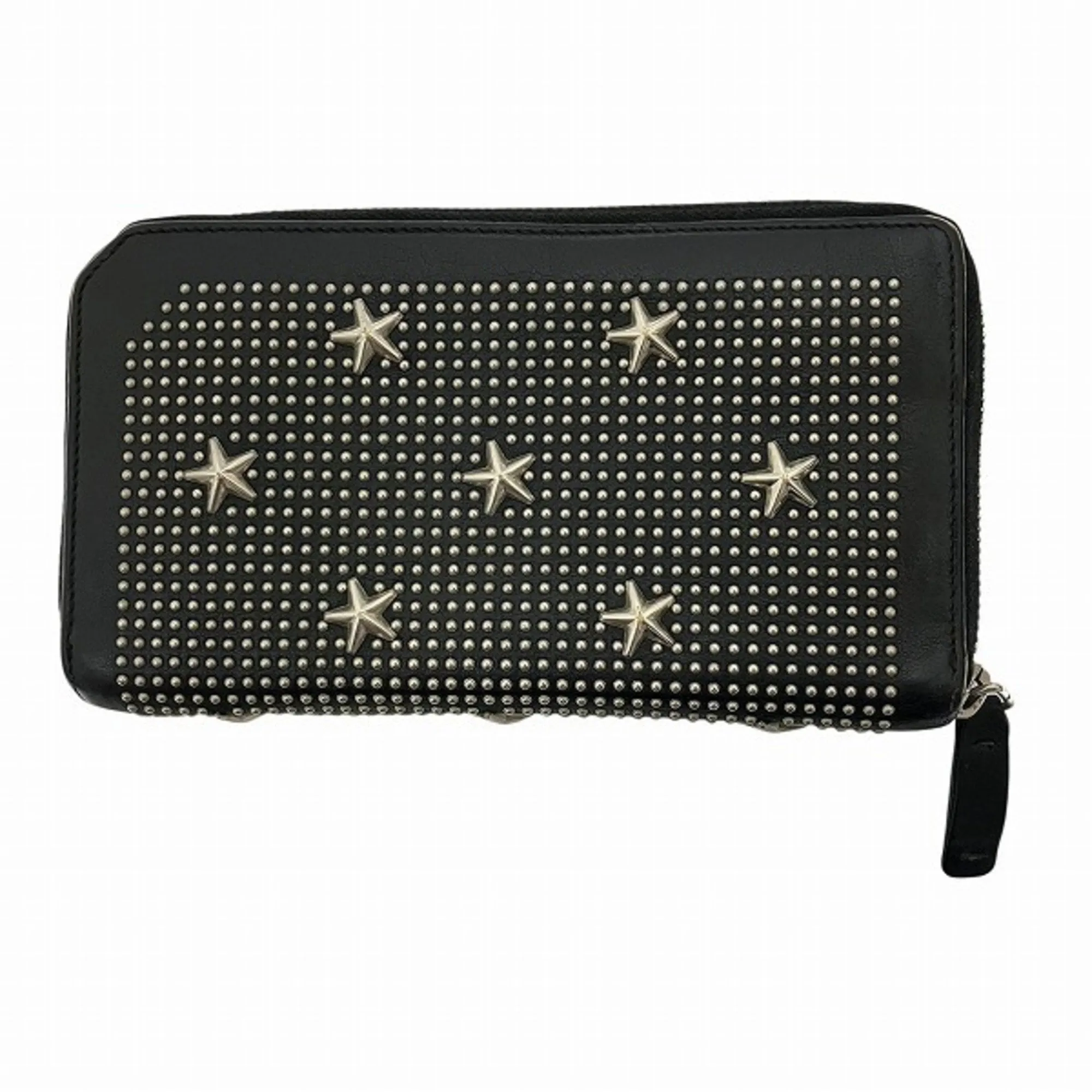 Jimmy Choo Leather Long Wallet (Bi-Fold) (Pre-Owned)
