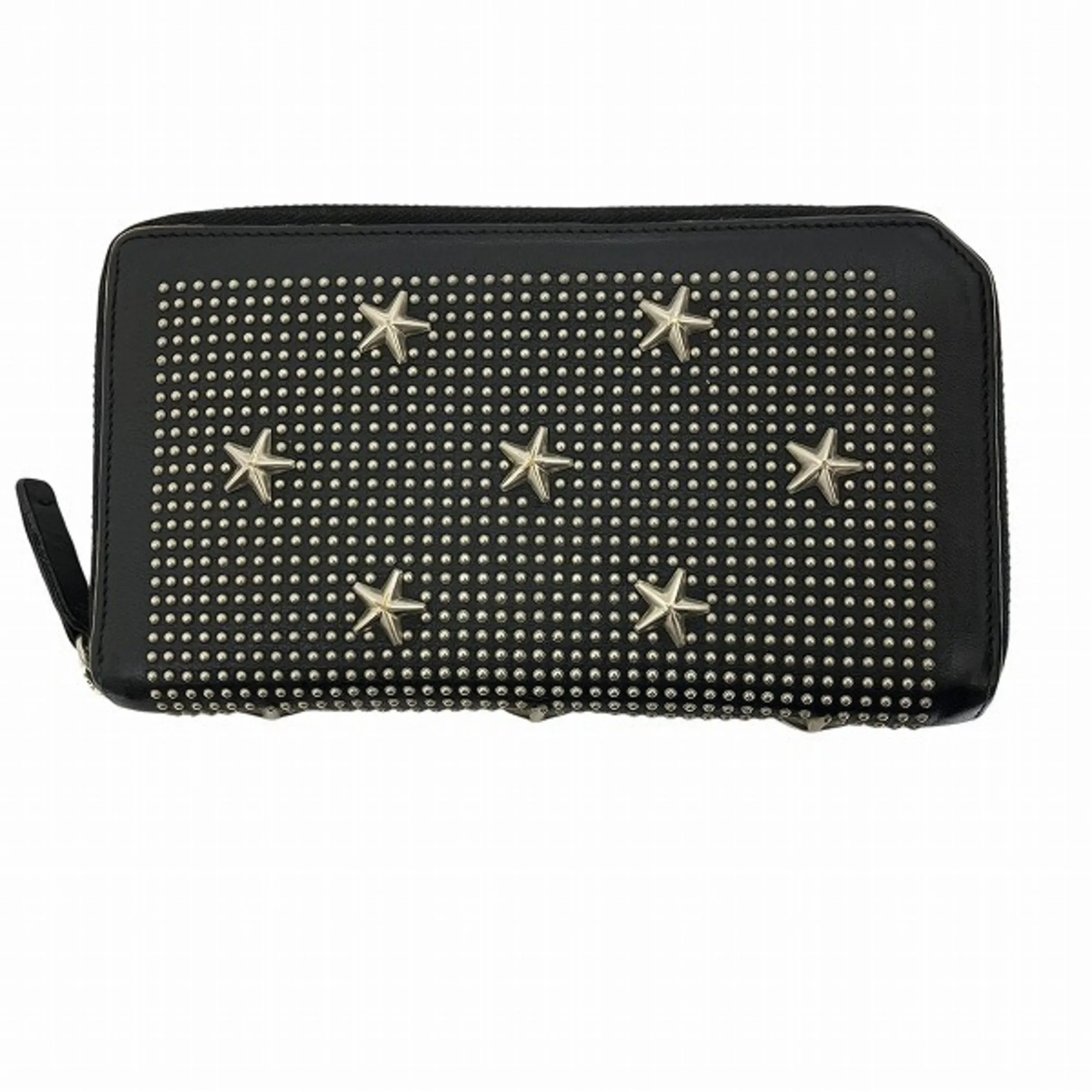 Jimmy Choo Leather Long Wallet (Bi-Fold) (Pre-Owned)