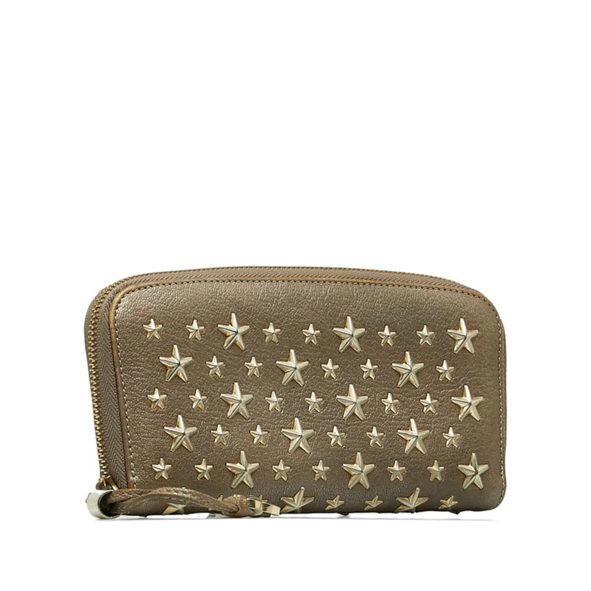 Jimmy Choo Leather Long Wallet (Bi-Fold) (Pre-Owned)