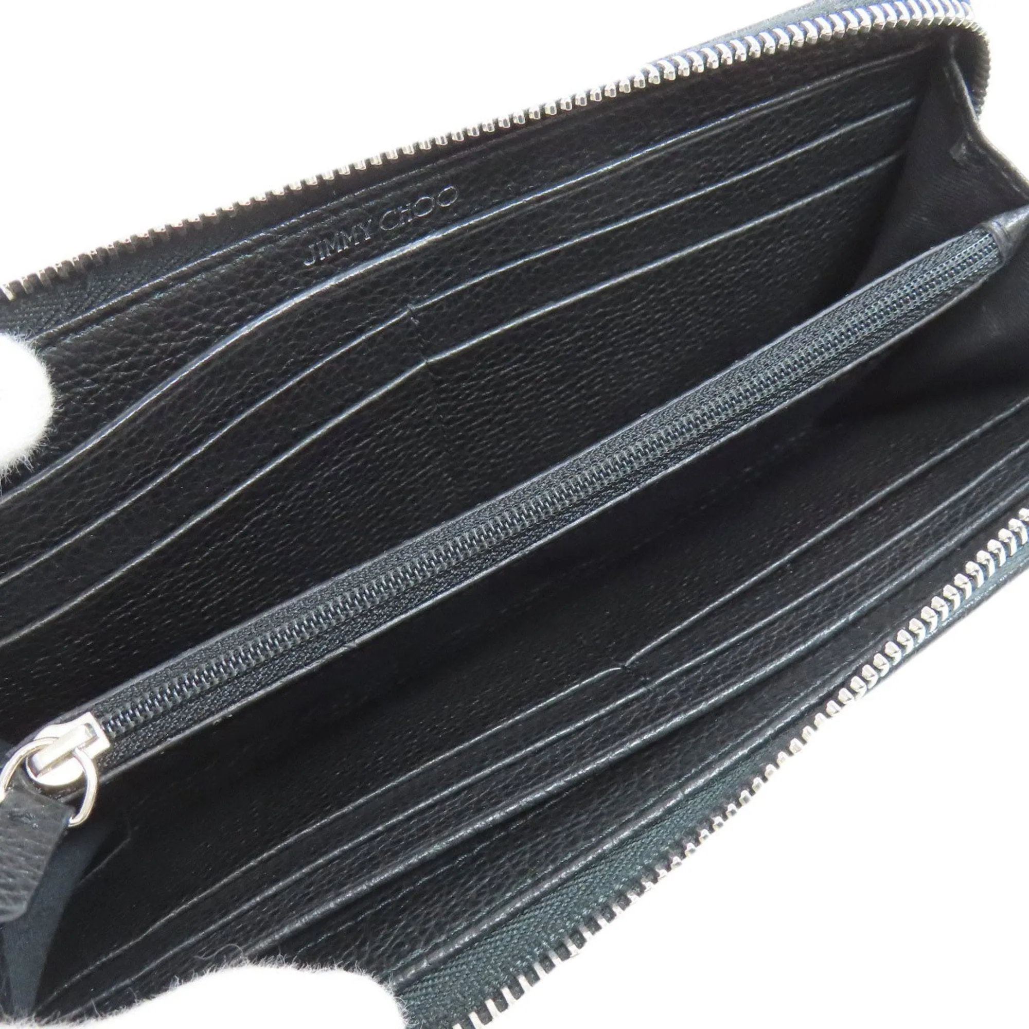 Jimmy Choo Leather Long Wallet (Bi-Fold) (Pre-Owned)