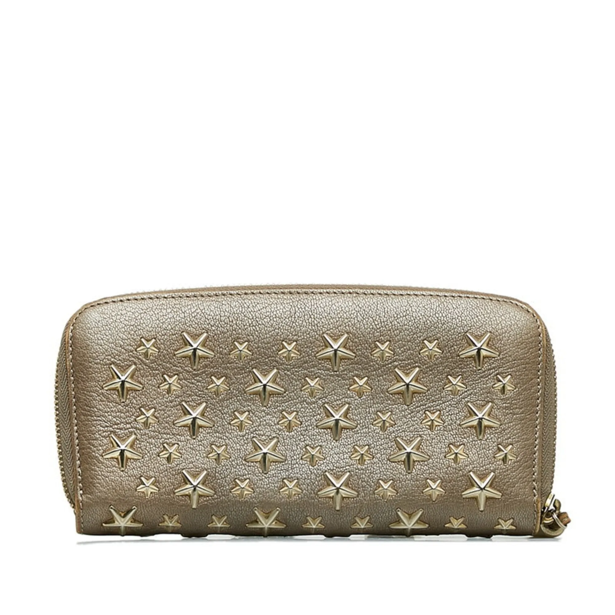 Jimmy Choo Leather Long Wallet (Bi-Fold) (Pre-Owned)