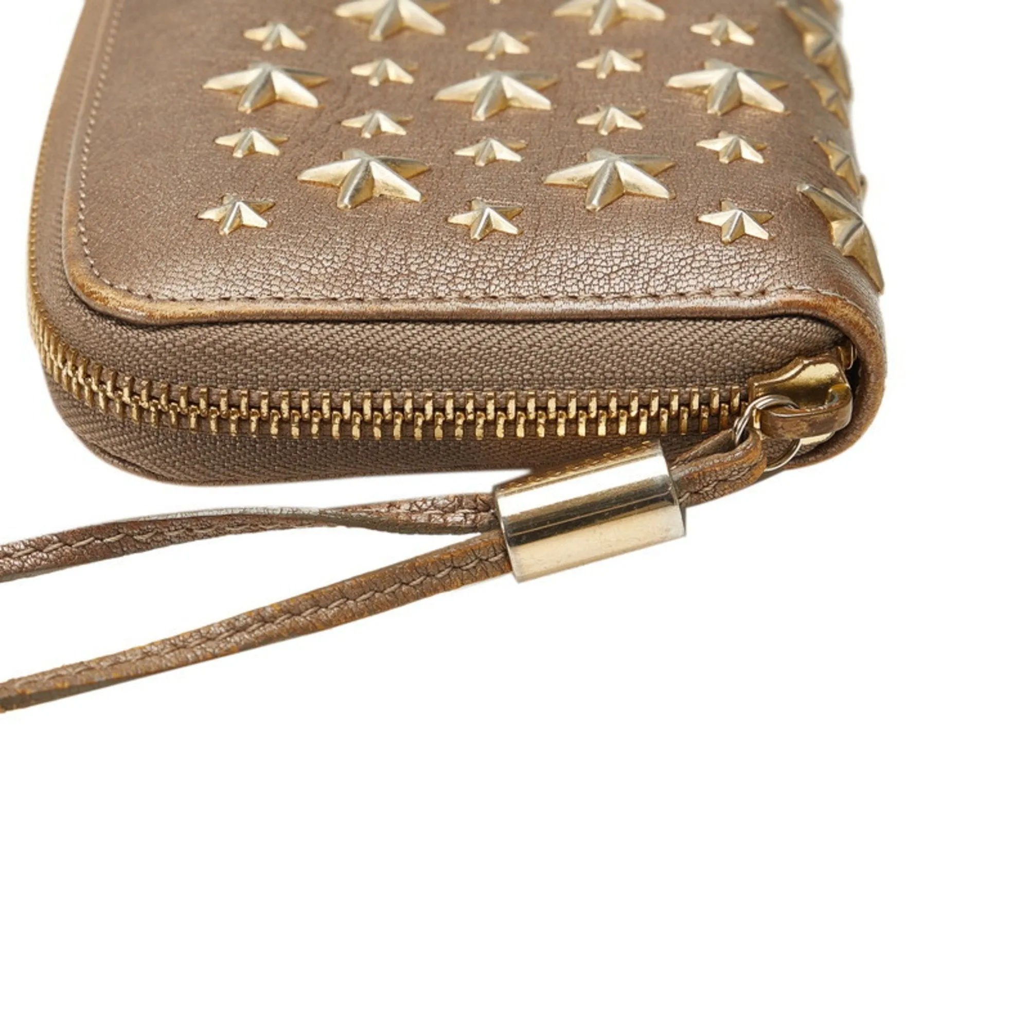 Jimmy Choo Leather Long Wallet (Bi-Fold) (Pre-Owned)