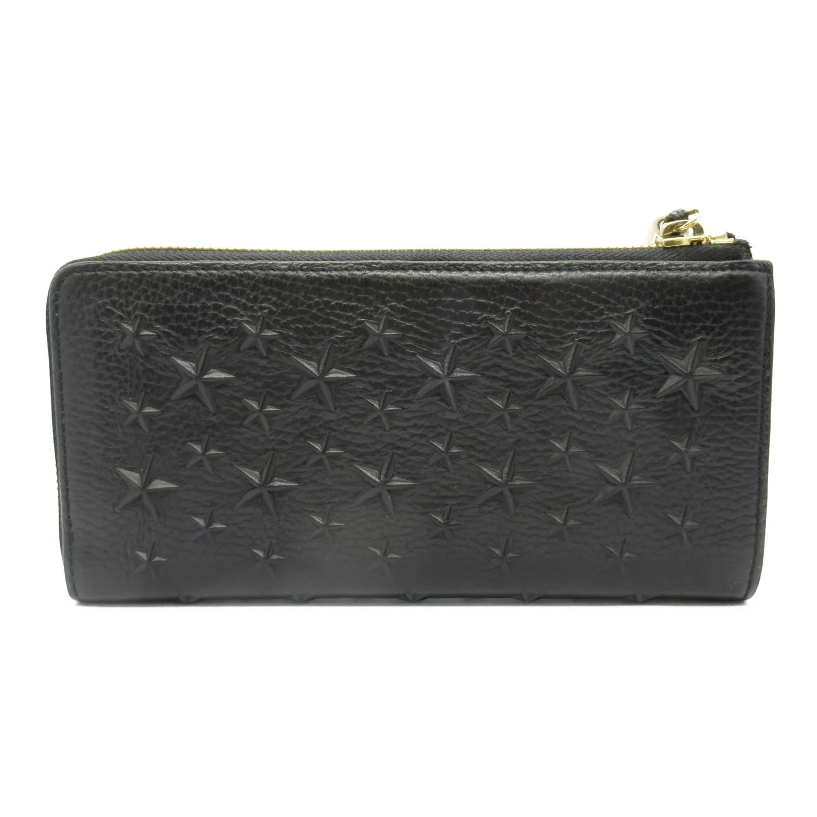 Jimmy Choo Star Studs Leather Zip Wallet