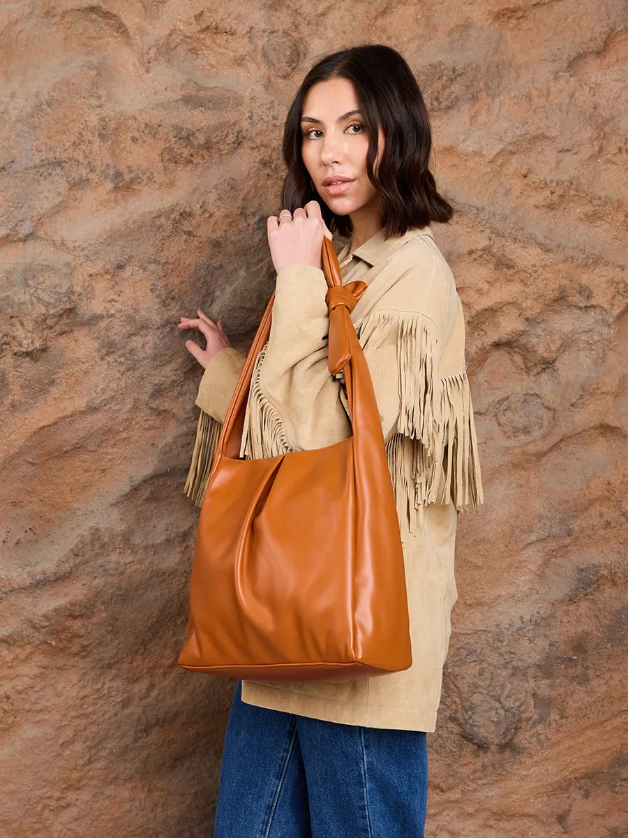 Jolene Vegan Pleated Hobo