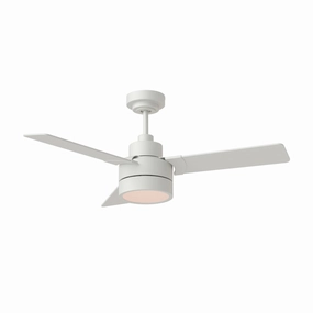 Jovie 44" Ceiling Fan Matte White Small Fans FANS hot deal