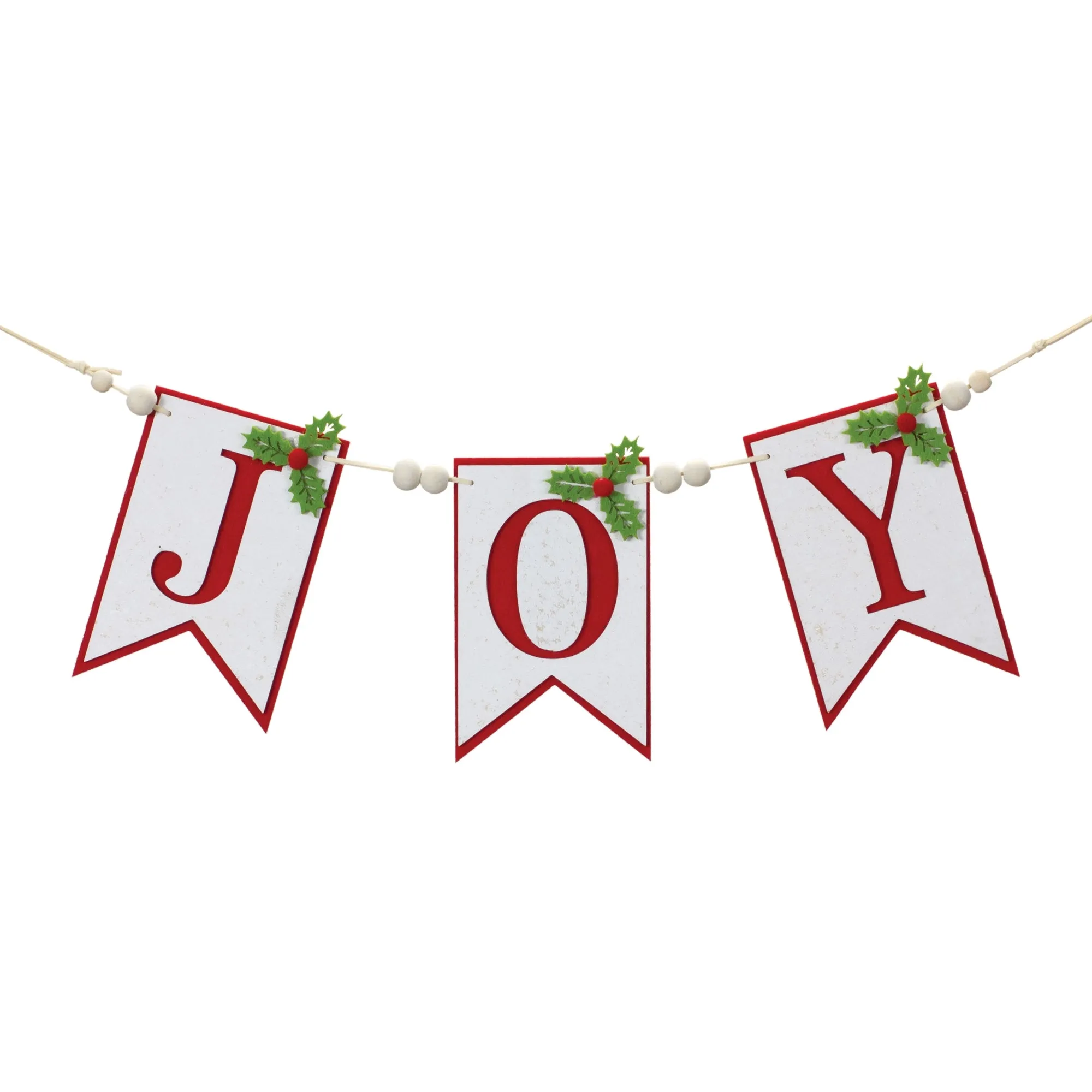 Joy Banner 21"L x 19"H Plywood/Polyester Decorative Accessories trending offers