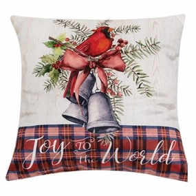 Joy To The World Cardinal Pillow Decorative Accessories hot offers