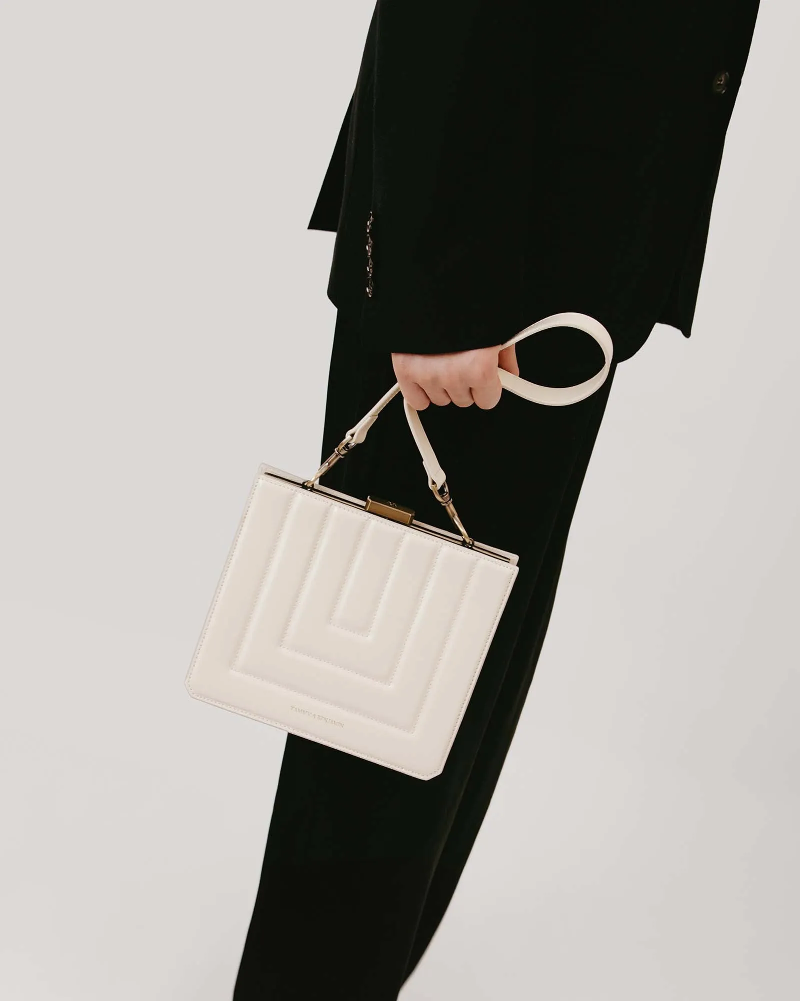 JUDE - Ivory quilted