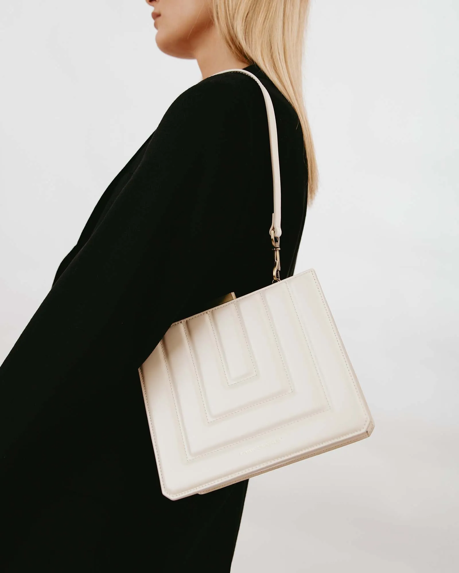 JUDE - Ivory quilted