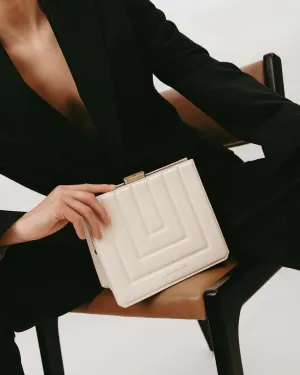 JUDE - Ivory quilted