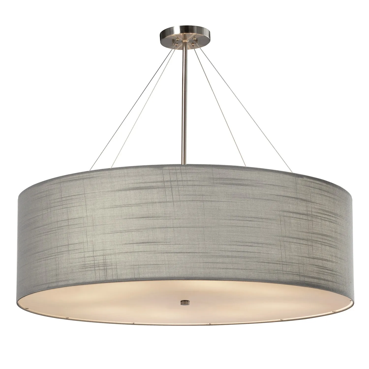 Justice Designs Classic FAB-9594-GRAY-NCKL Chandelier Light - Brushed Nickel Modern Chandeliers clearance