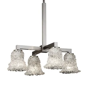 Justice Designs Veneto Luce GLA-8920-20-LACE-NCKL Chandelier Light - Brushed Nickel Chandeliers Lighting new collection