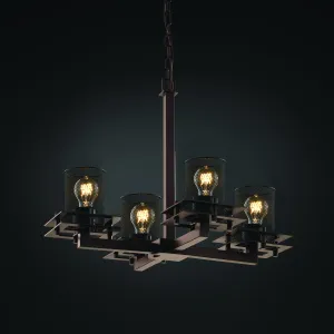 Justice Designs Wire Mesh MSH-8100-10-DBRZ Chandelier Light - Dark Bronze Cheap Chandeliers flash deal