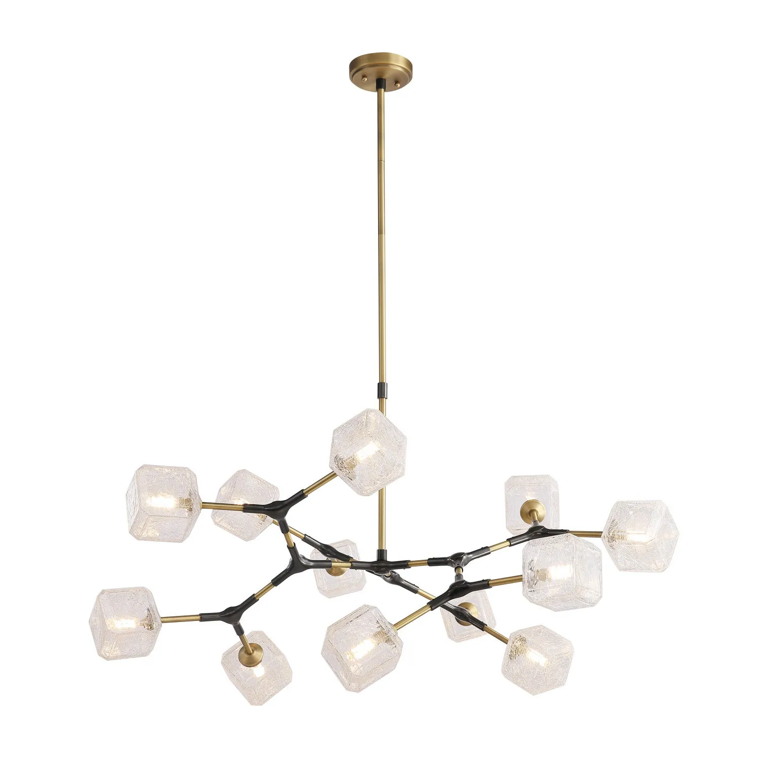 Kanova & Co. Matterhorn KCH0122-12ANB Chandelier Light - Rembrandt brass Chandeliers Lighting value pack