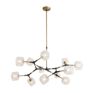 Kanova & Co. Matterhorn KCH0122-12ANB Chandelier Light - Rembrandt brass Chandeliers Lighting value pack