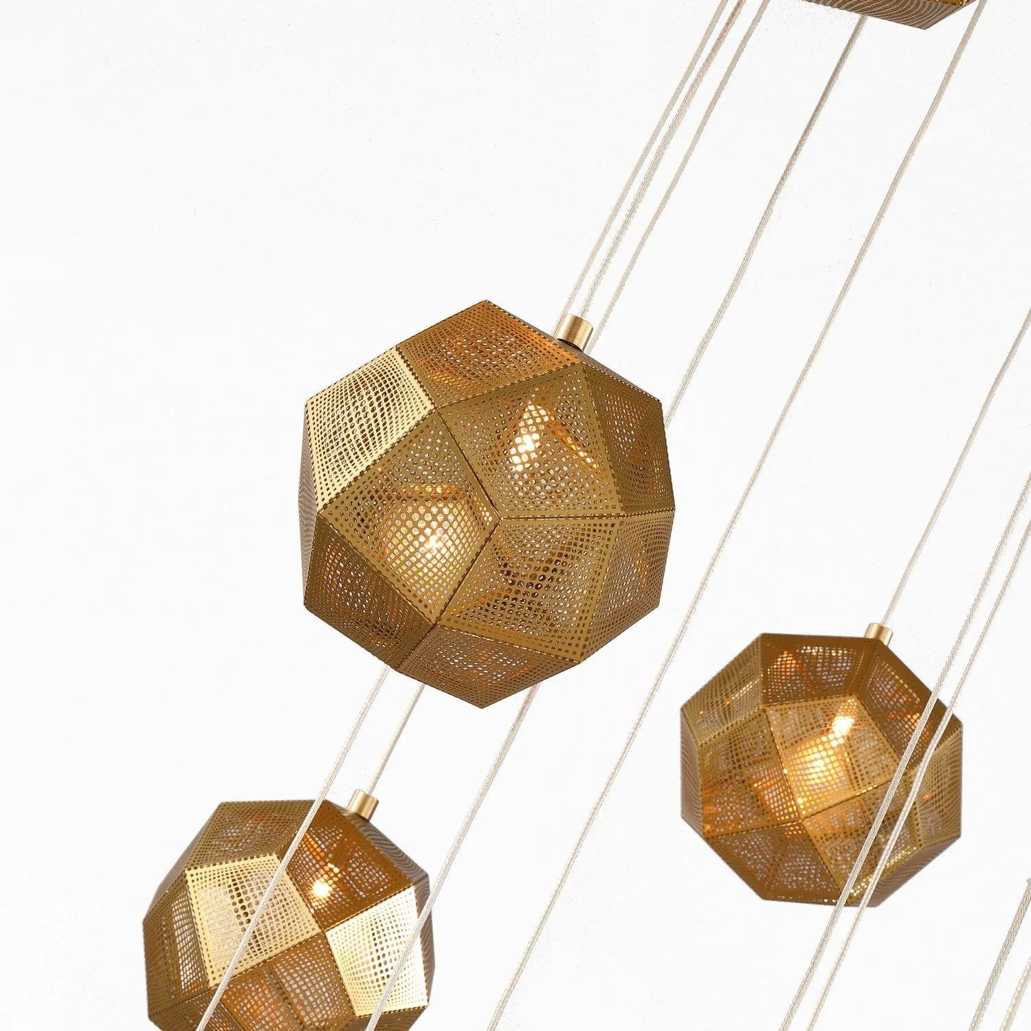 Kanova & Co. Zara KCH3103-3 Chandelier Light - Burnished Brass Chandeliers exclusive savings