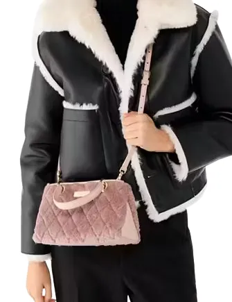 Kate Spade New York Carey Faux Fur Small Sullivan Satchel