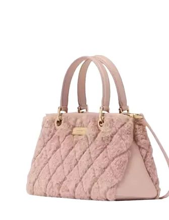 Kate Spade New York Carey Faux Fur Small Sullivan Satchel