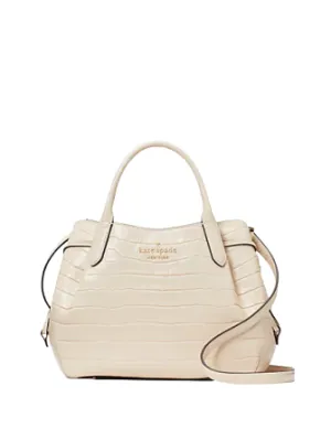 Kate Spade New York Dumpling Croc Embossed Small Satchel