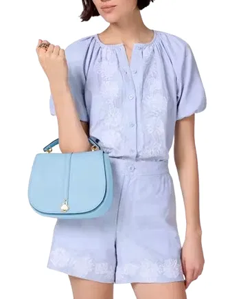 Kate Spade New York Kayla Pebbled Leather Saddle Bag