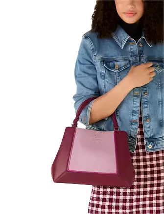 Kate Spade New York Lena Suede Colorblock Medium Satchel