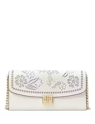 Kate Spade New York Phoebe Perforated Turnlock Wallet-on-chain