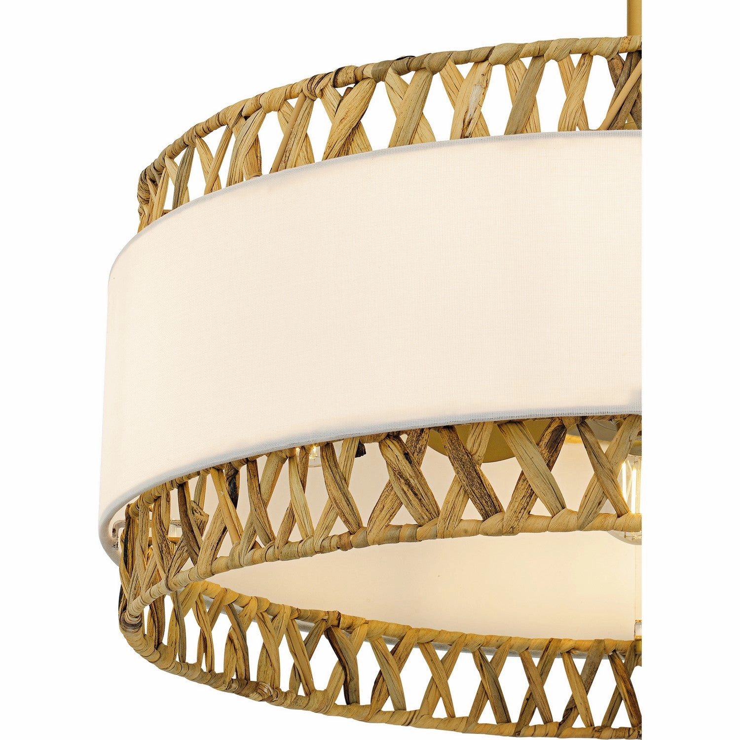 Kate Four Light Fan Light Brushed Gold Fandeliers at discount prices