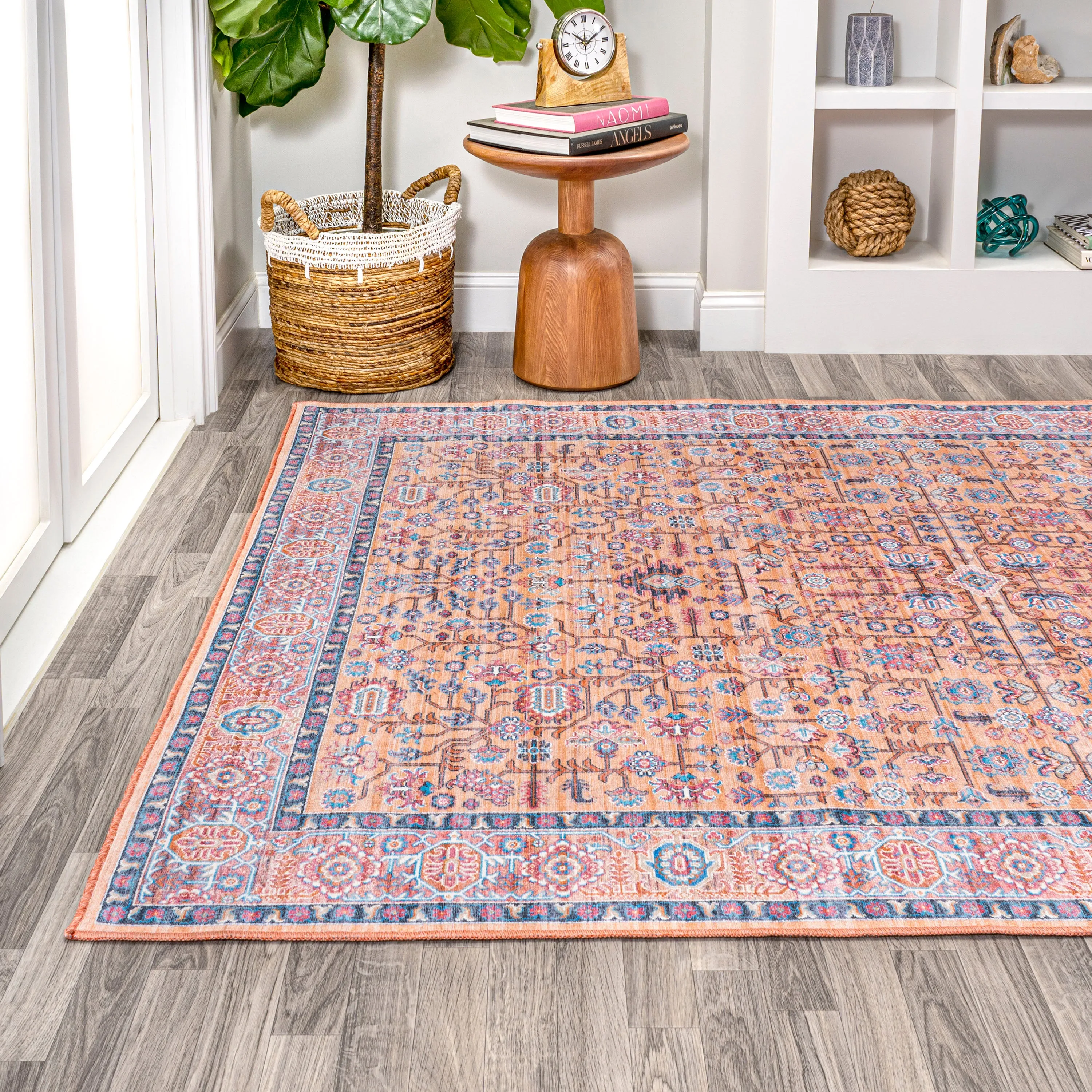 Kemer All-Over Persian Washable Multi 2 ft. x 10 ft. Runner Rug